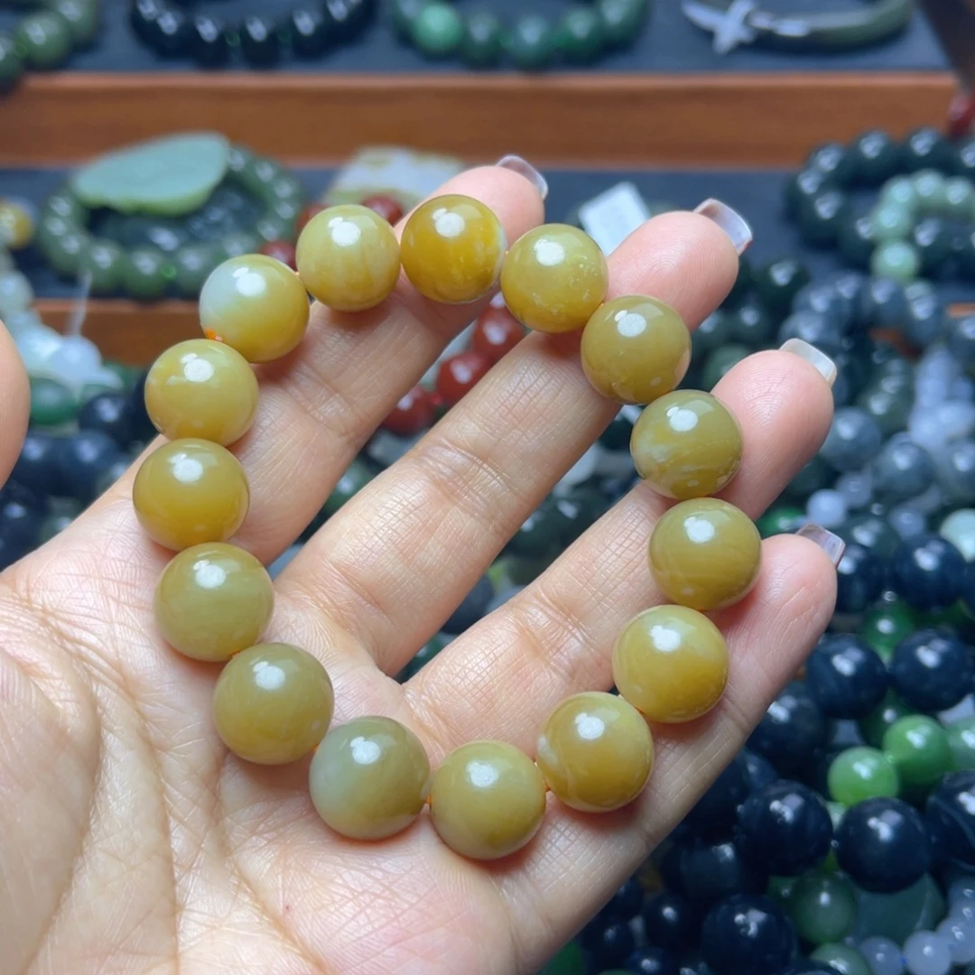 和田玉未镶嵌手链