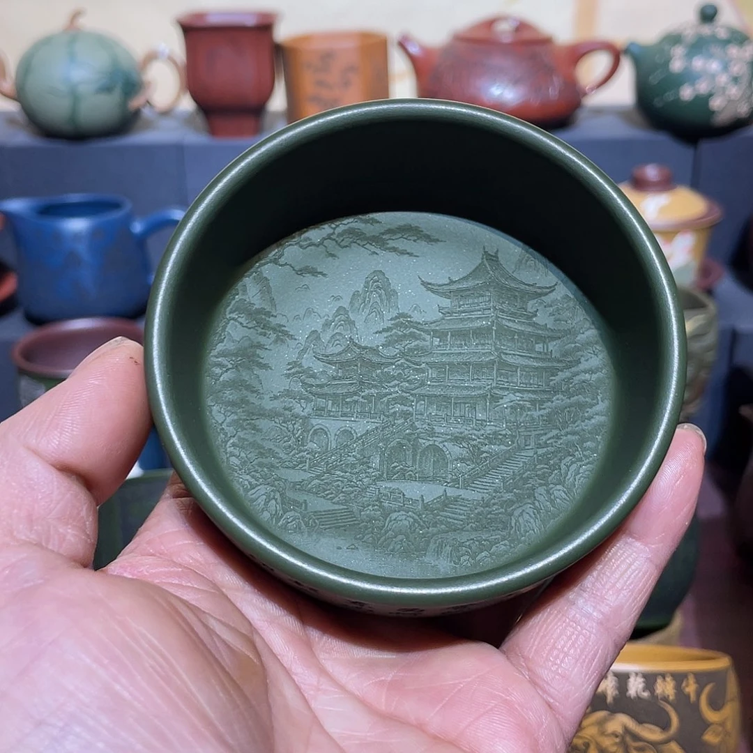 原矿紫砂手工主人杯