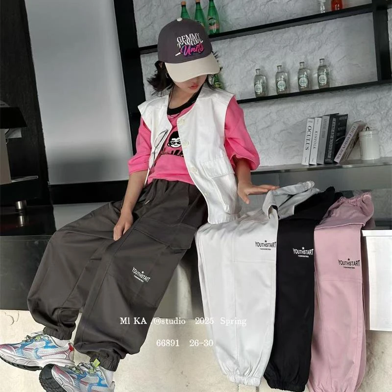 724儿童时尚休闲潮款工装裤-66891