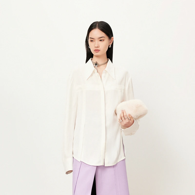 【Tina专属】HPLY荷比俪冬季新款华丽通勤衬衫HJD42630336