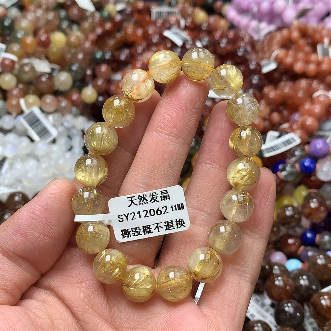 水晶手链未镶嵌，