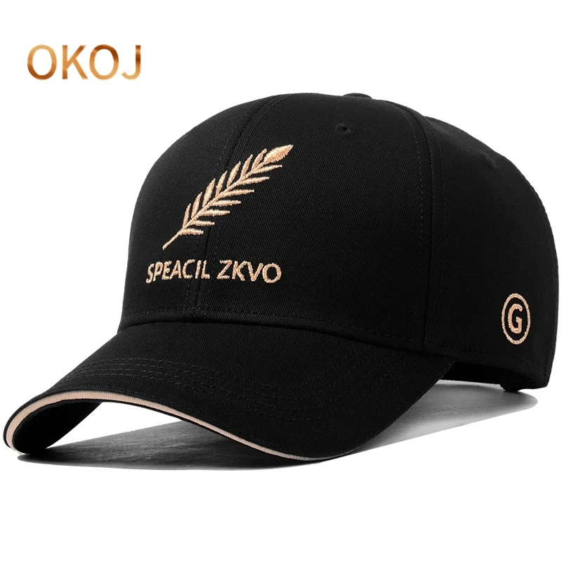 OKOJ棒球帽男遮阳防晒大头围夏秋季新款户外时尚百搭鸭舌帽子女款