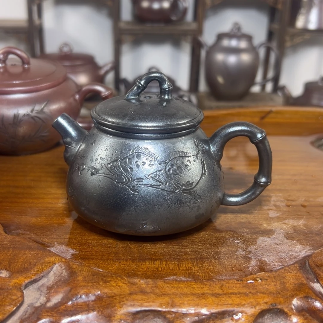 搬***已坭兴陶真柴烧非电复柴