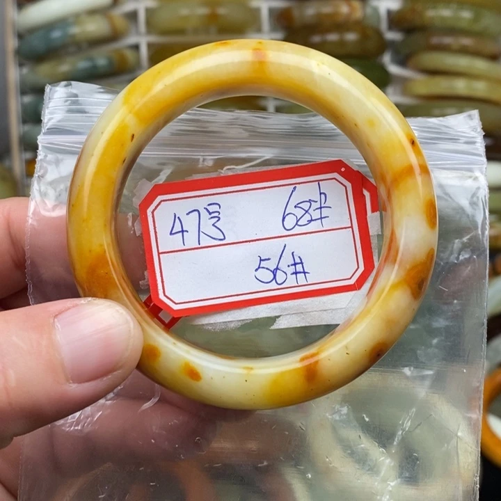 未镶嵌蛇纹石玉手绳