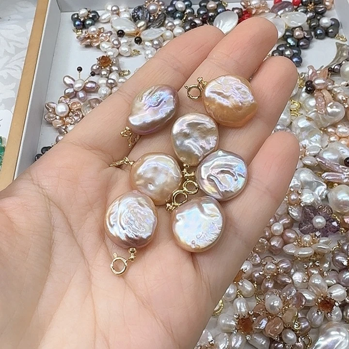 淡水珍珠发饰银S925镶嵌