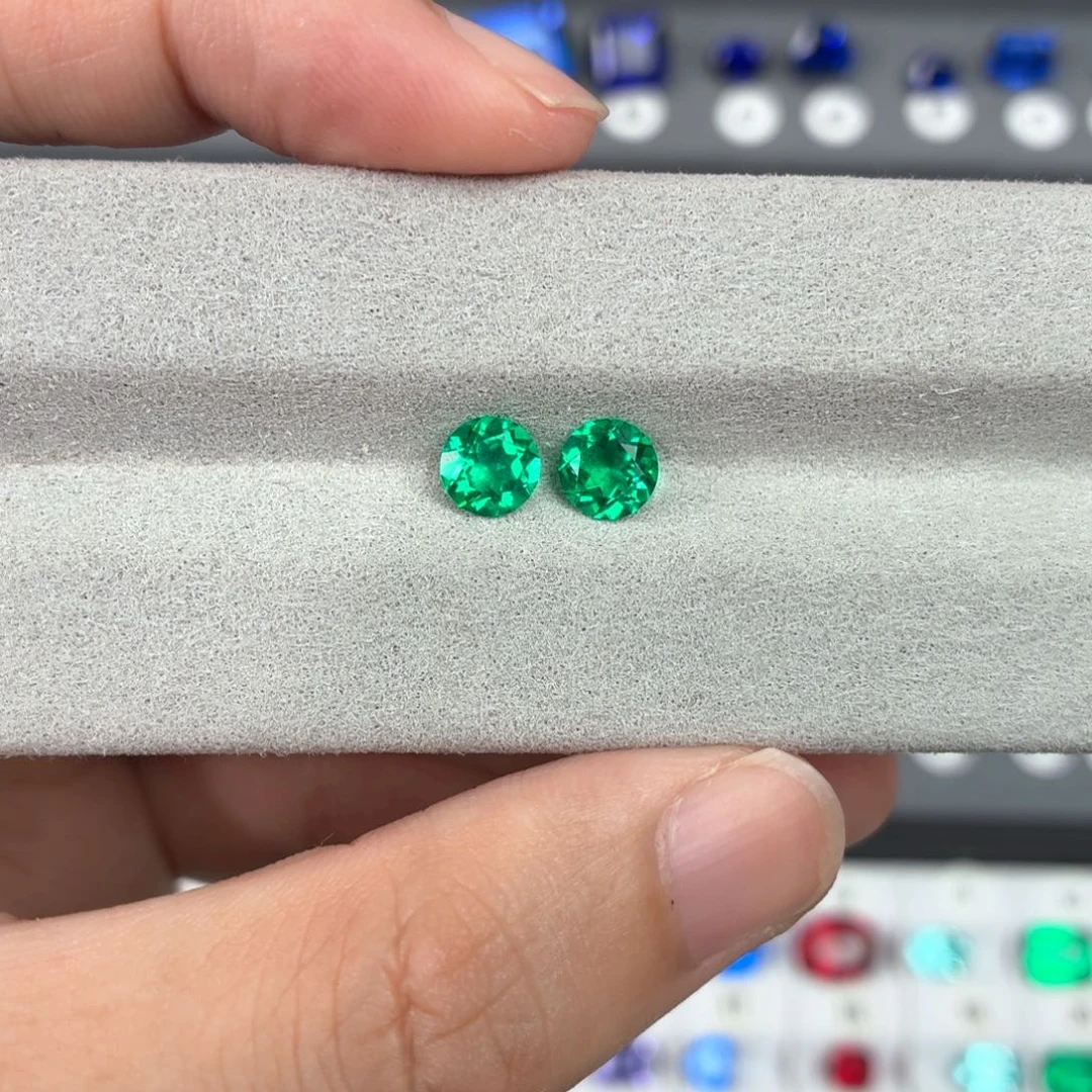 合成（培育）祖母绿裸石未镶嵌老*1.42ct