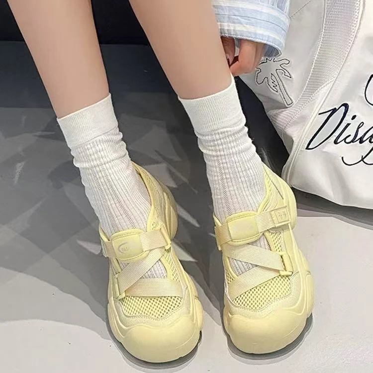 【888】622/3756/159-9   网面运动魔术贴面包鞋透气休闲鞋