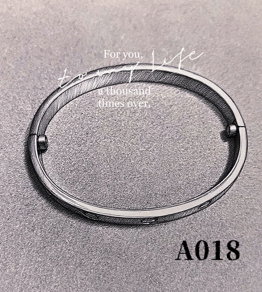 铜合金手镯 【V金精工版本】卡卡家宽版原定手镯佩戴原版螺丝刀