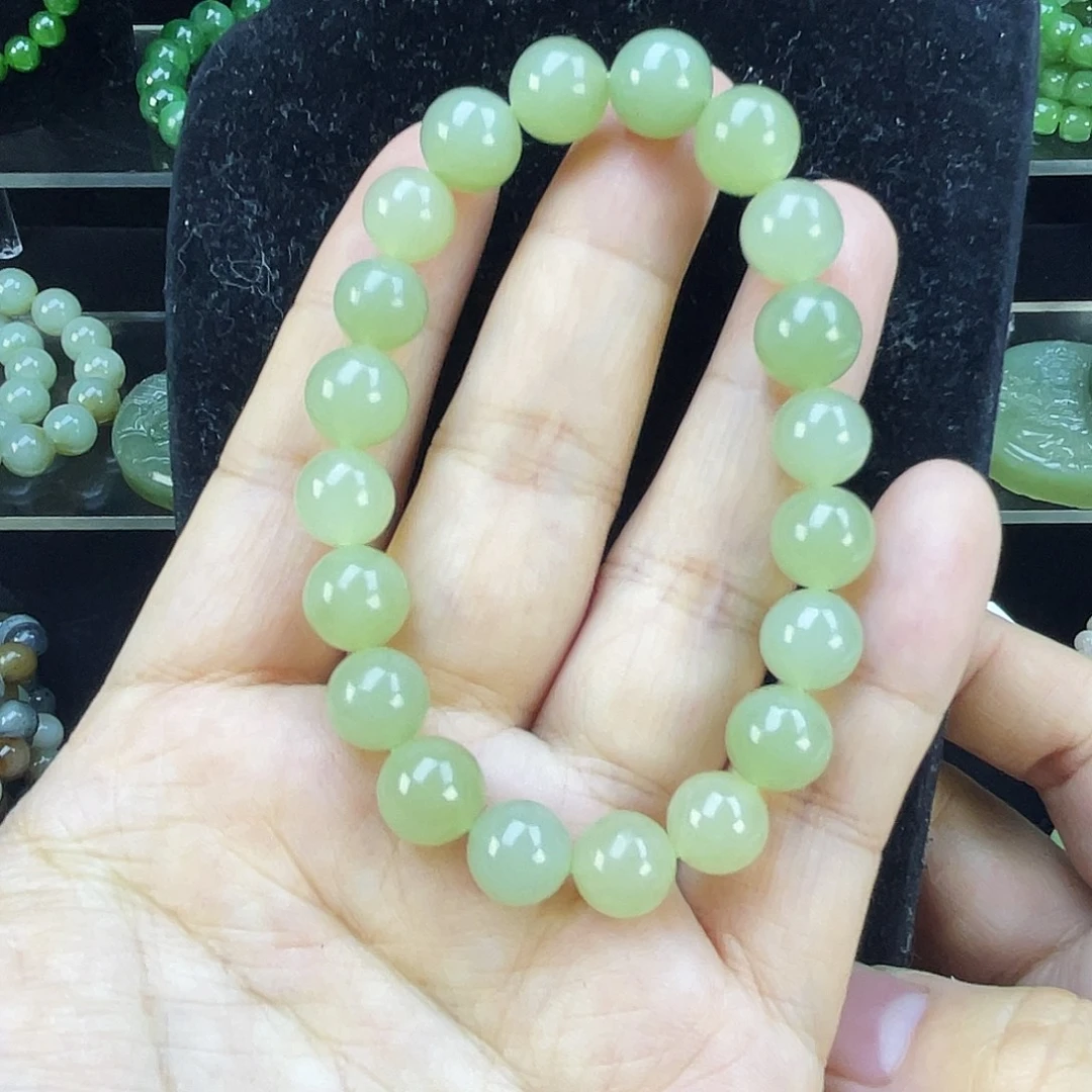 和田玉未镶嵌手链4