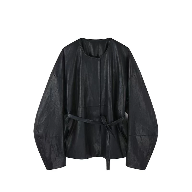 春季新款休闲皮衣