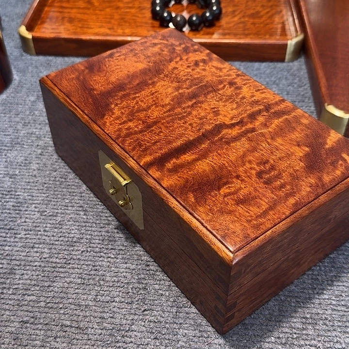 大果紫檀（缅甸花梨）大首饰盒