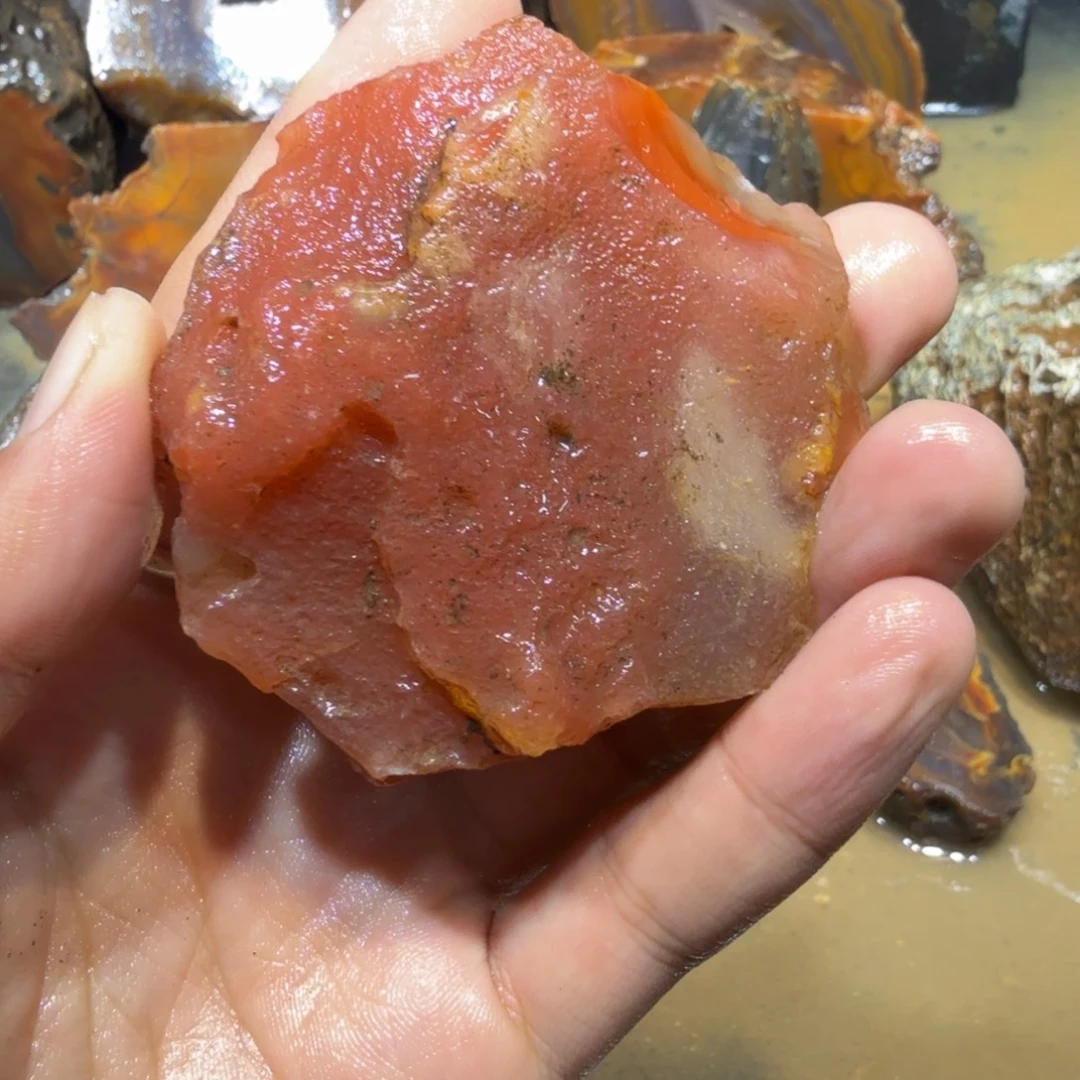 未镶嵌玛瑙/玉髓珠宝半成品
