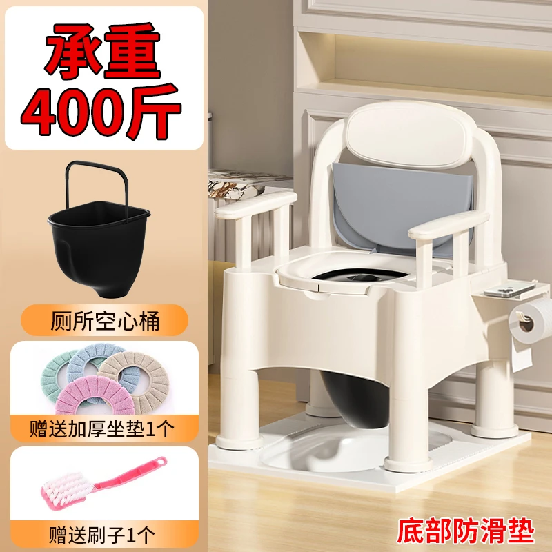 移动马桶成人坐便器孕妇家用便携式老年人便桶大便尿桶便盆室内