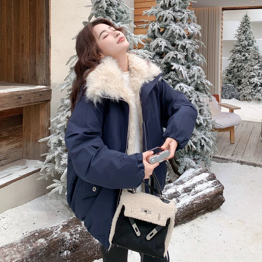 1575工装立领毛领派克服找版