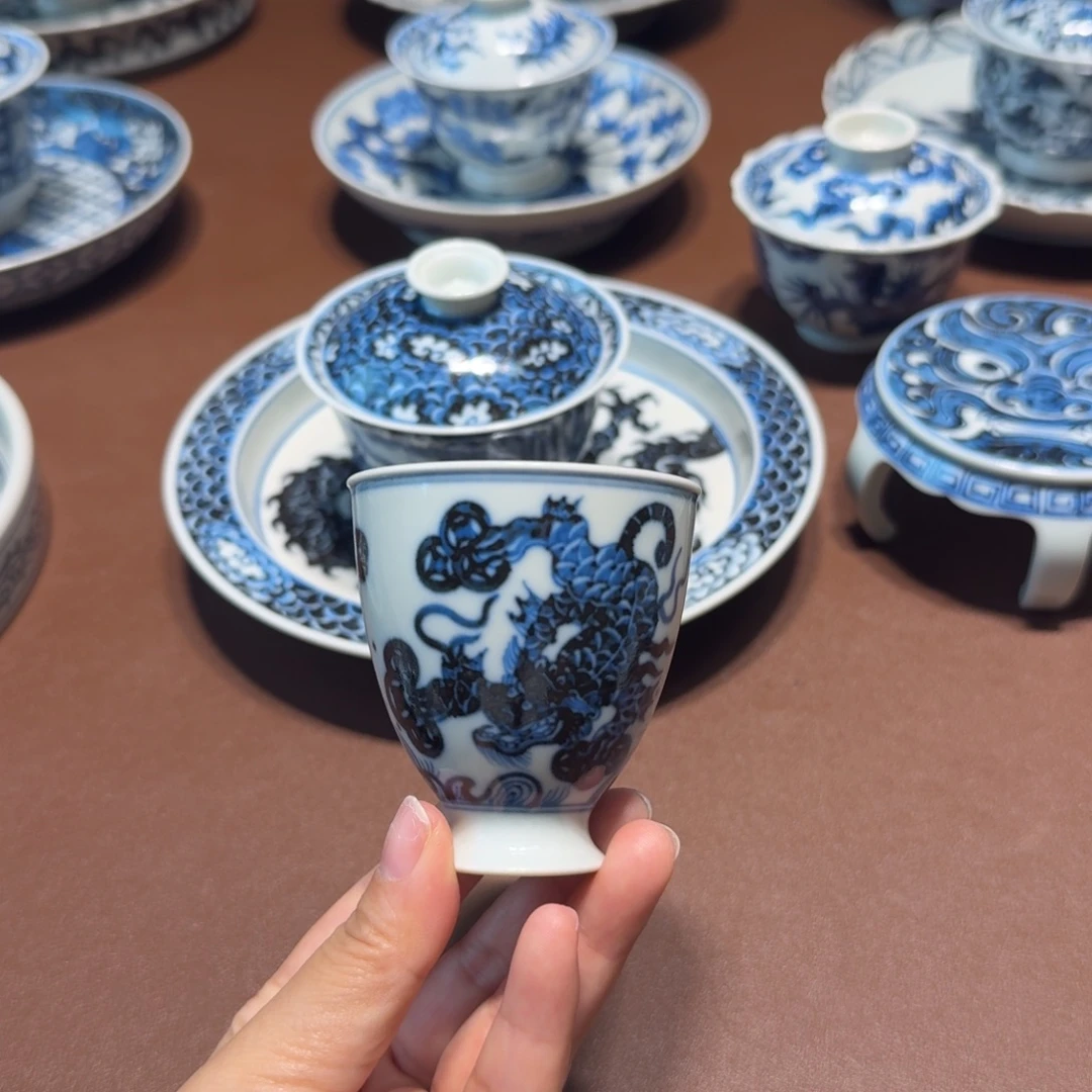 手工手绘茶具微瑕