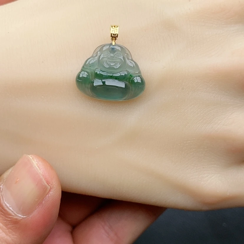 【闪购商品】翡翠颈饰18K金镶嵌?***?吊坠