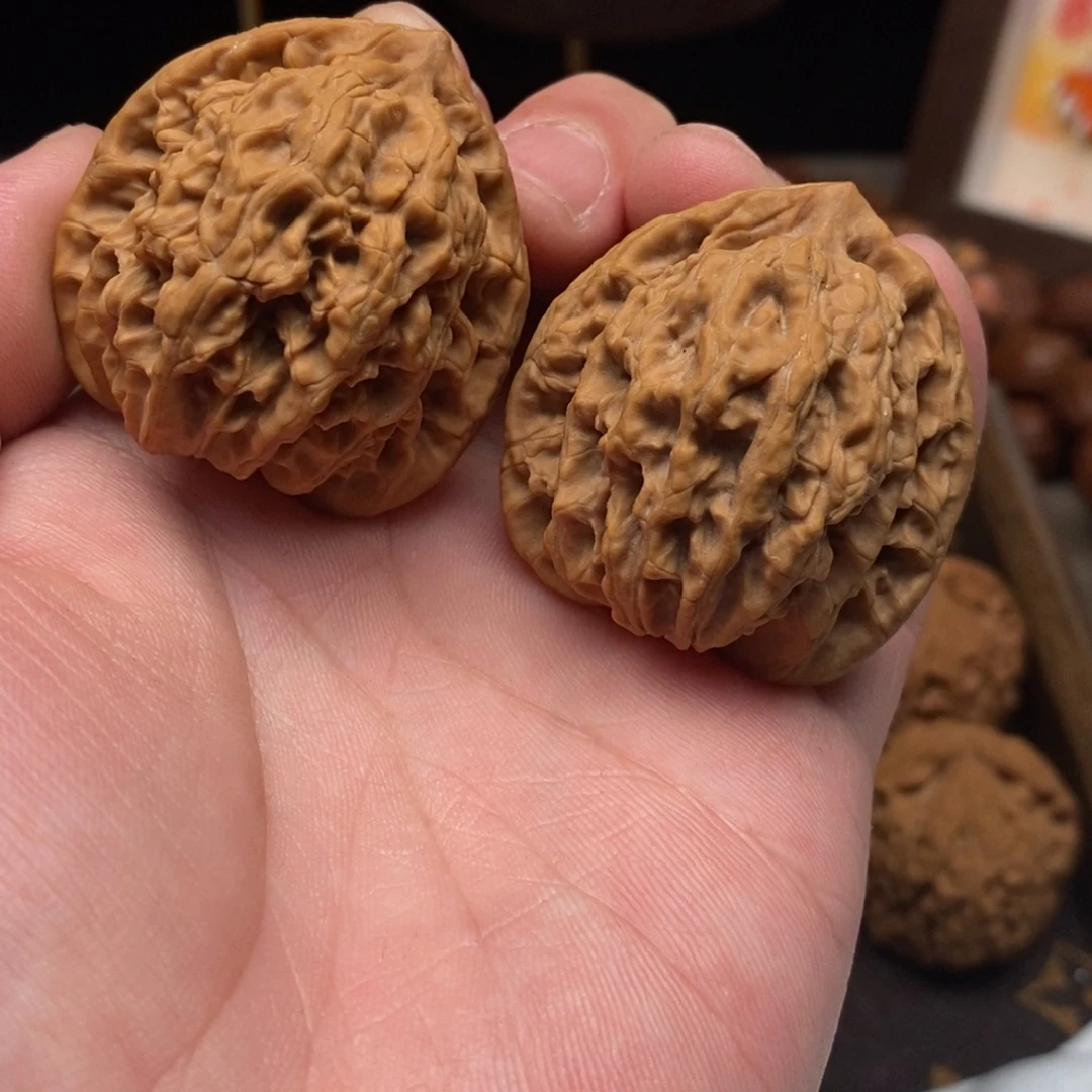 把件文玩核桃盘龙虎头38