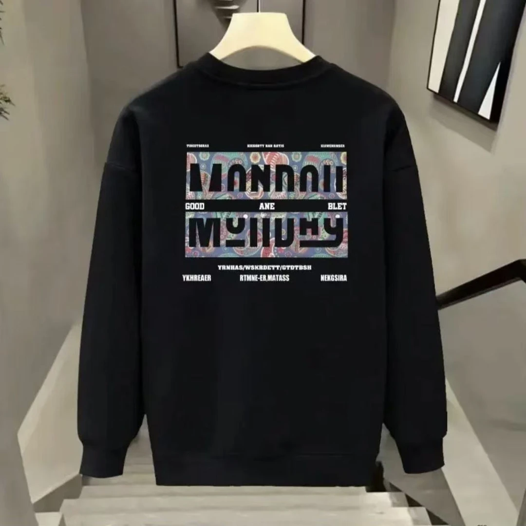 【16】男女同款秋冬休闲卫衣潮牌新款潮流宽松上衣服圆领套头长袖T