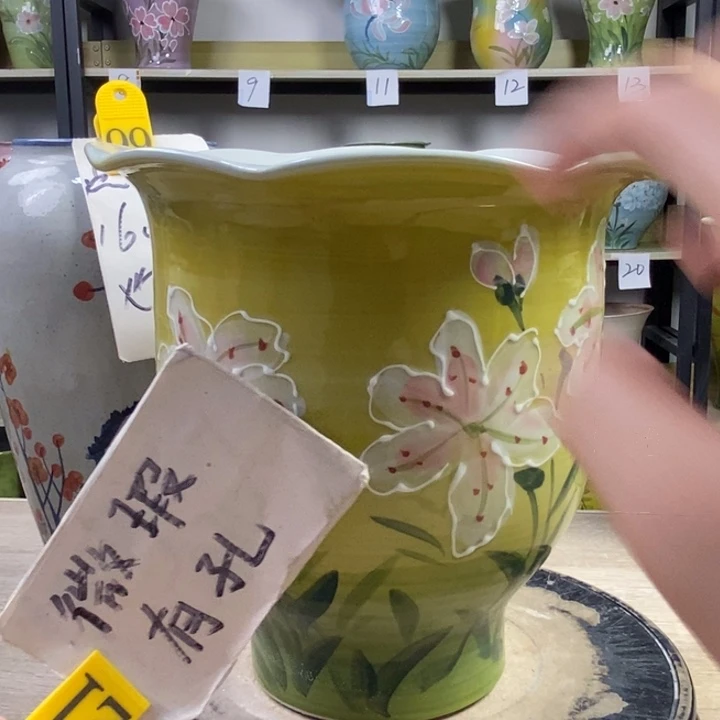 景德镇高温陶瓷花盆
