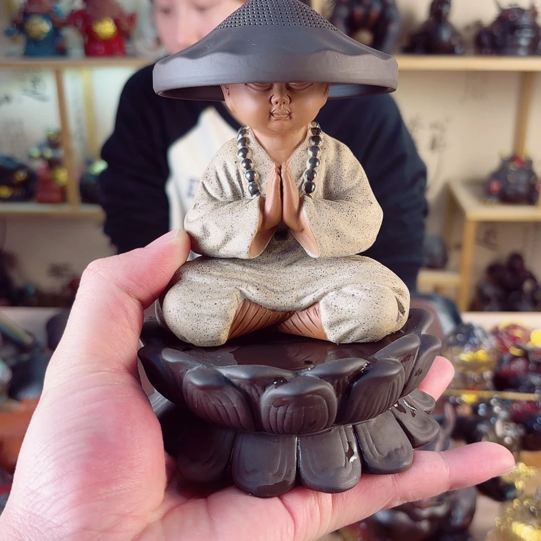 紫砂茶宠紫陶树脂茶宠摆件