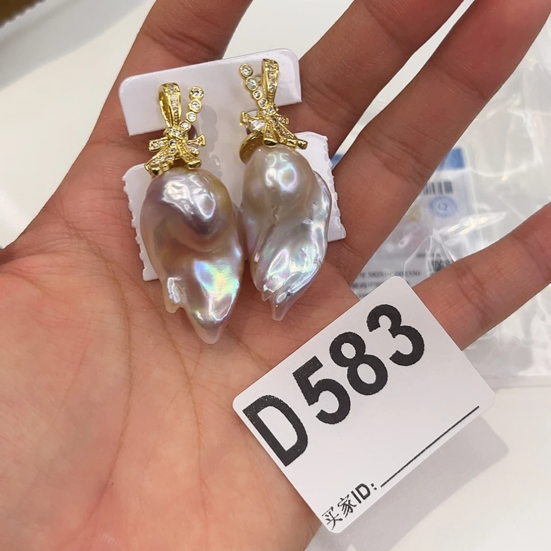 耳饰淡水珍珠合金