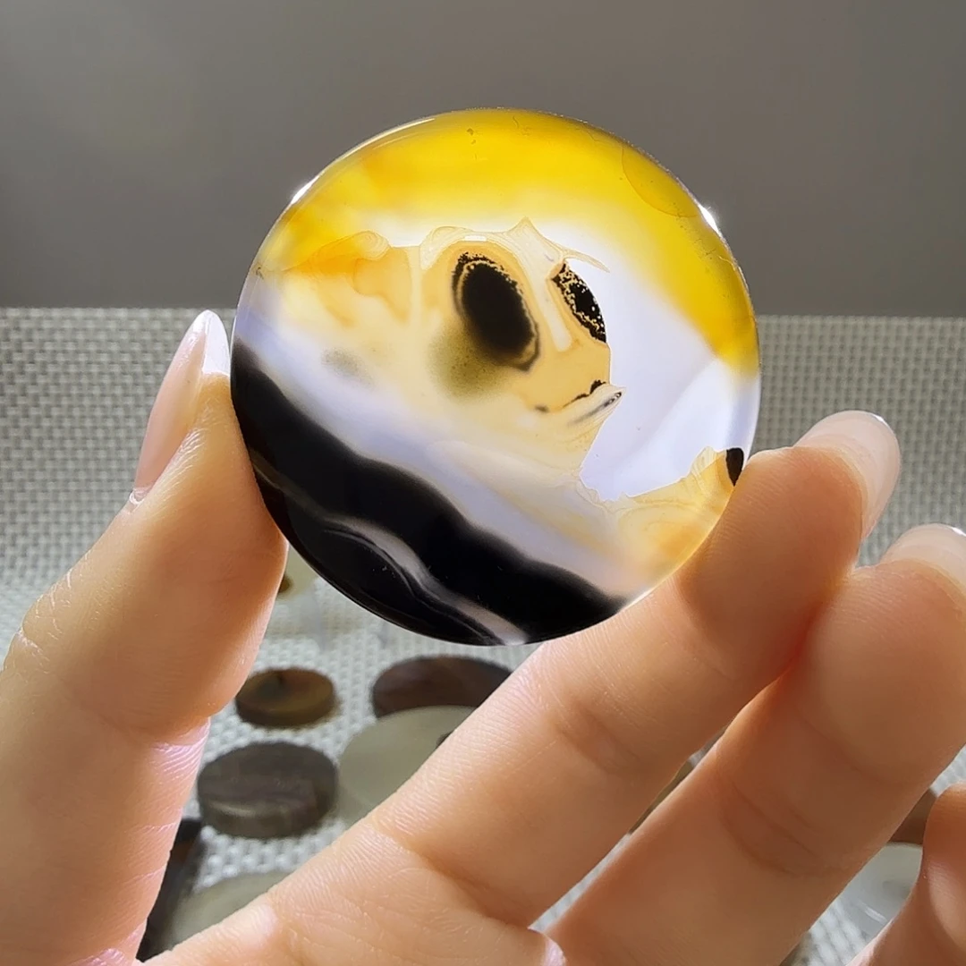 玛瑙/玉髓未镶嵌吊坠(不含链)55