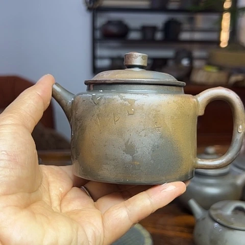 戬谷龙窑柴烧茶壶099