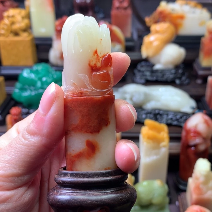 寿山石印石寿山石芙蓉