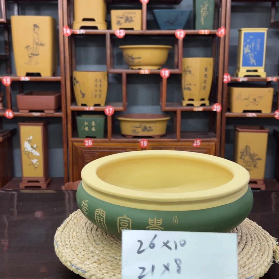 紫砂花盆紫砂花盆