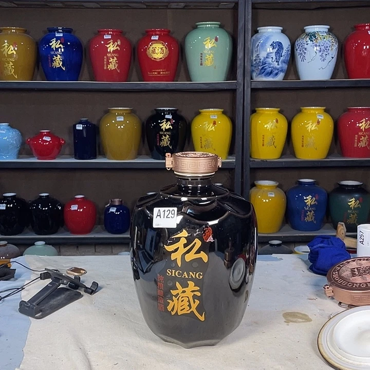缸果*129酒坛10斤装高分子盖一个