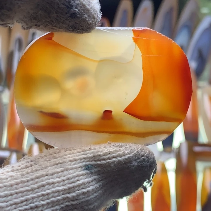 玛瑙/玉髓颈饰未镶嵌193