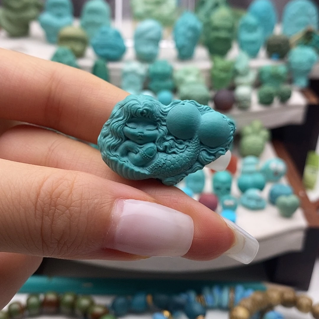 未镶嵌绿松石饰品