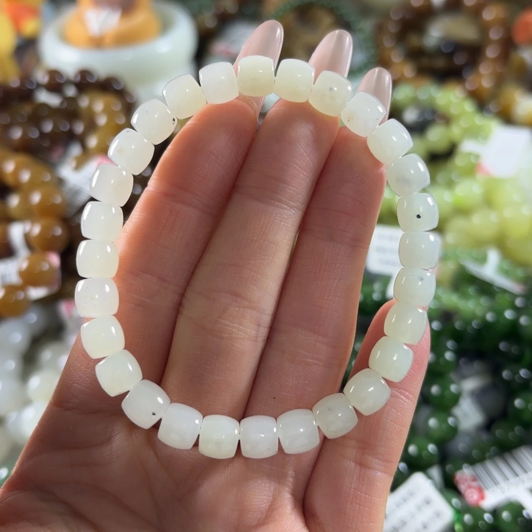 和田玉未镶嵌手串42