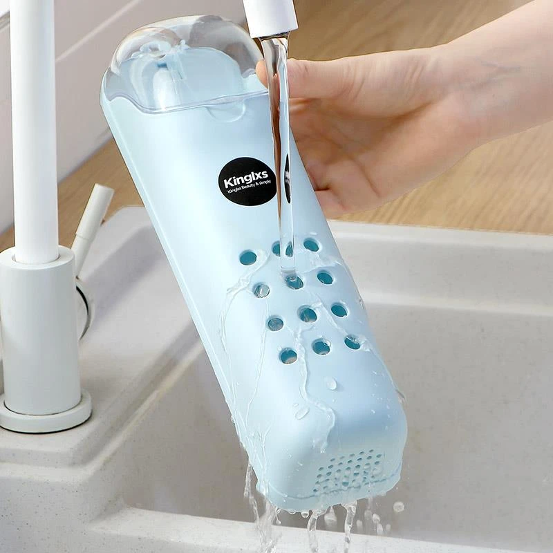 侍按贸易筷子筒家用壁挂式厨房勺子快子放餐具筷子收纳盒可沥水筷