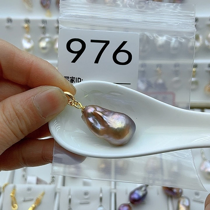 淡水珍珠颈饰银S925镶嵌