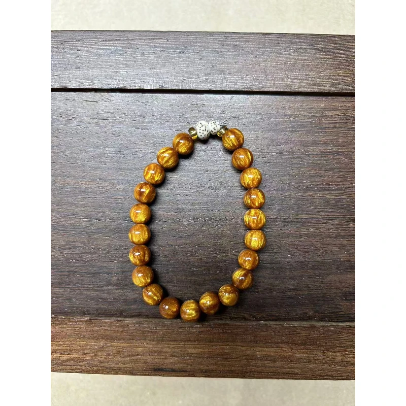 MJW0497 金丝楠小单圈手串