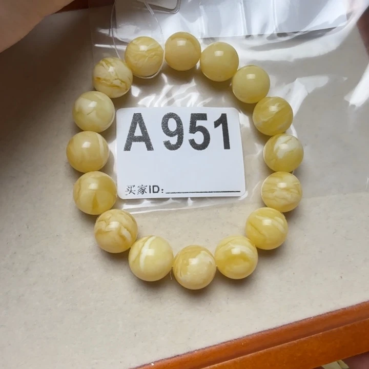 g***哥琥珀未镶嵌手串琥珀蜜蜡手串12.5mm+