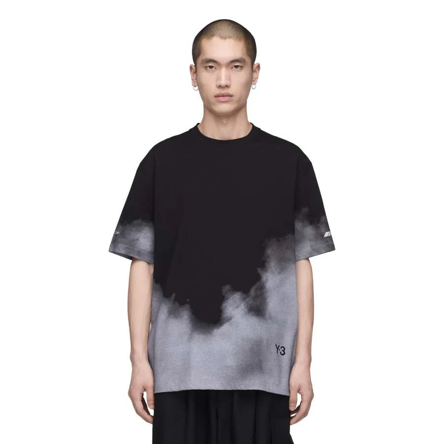 Y-3/Y-3(55-KR2376)奔驰联名扎染系列短袖运动T恤
