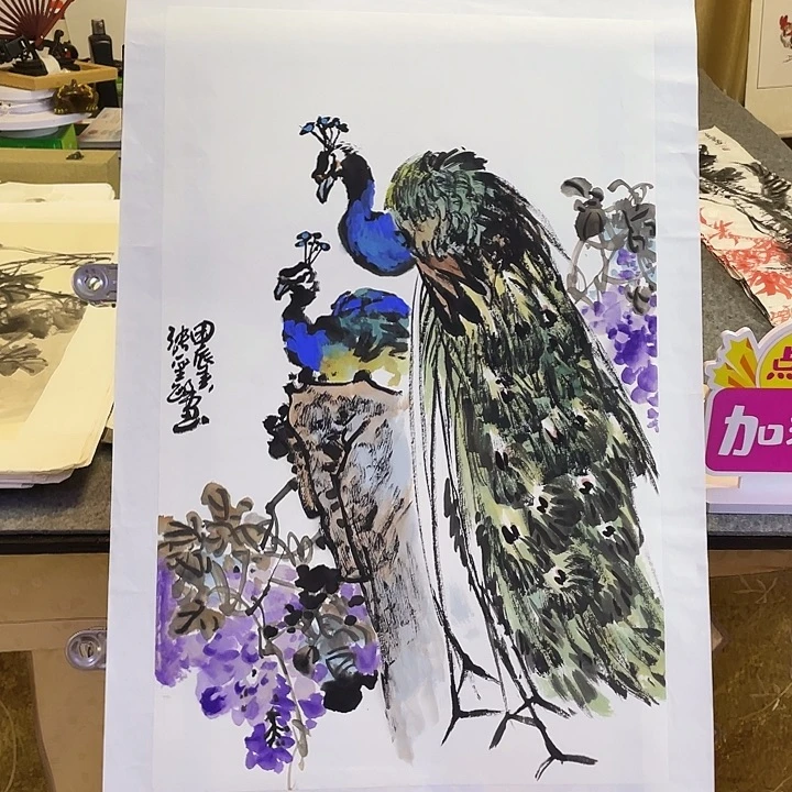 国画张圣敏先生纯手绘作品