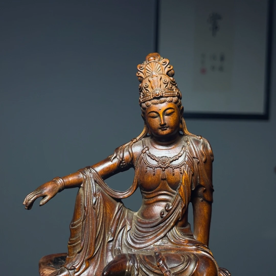 木好**见黄杨木观音工艺品