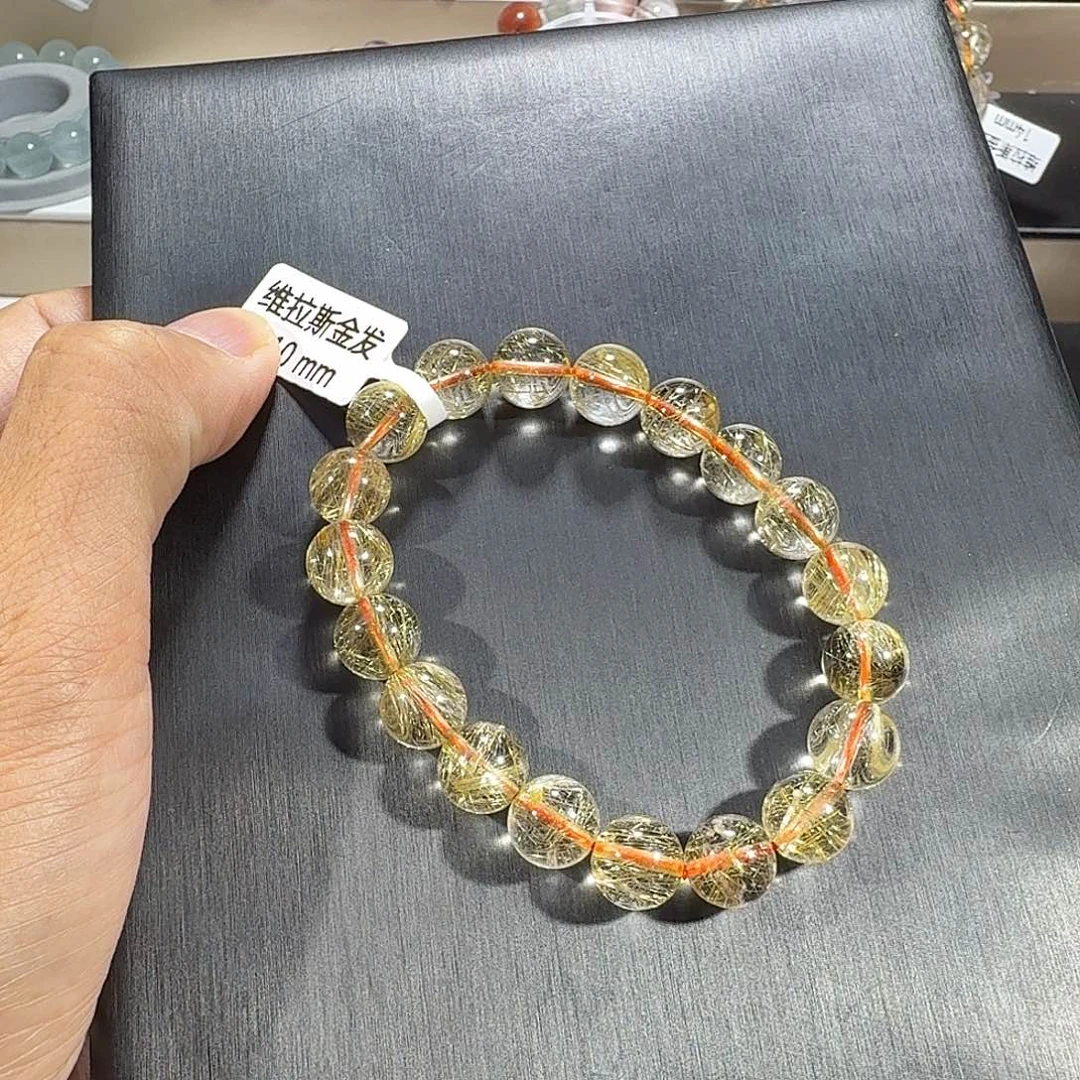 发晶未镶嵌手链维纳斯全净体手串10咪