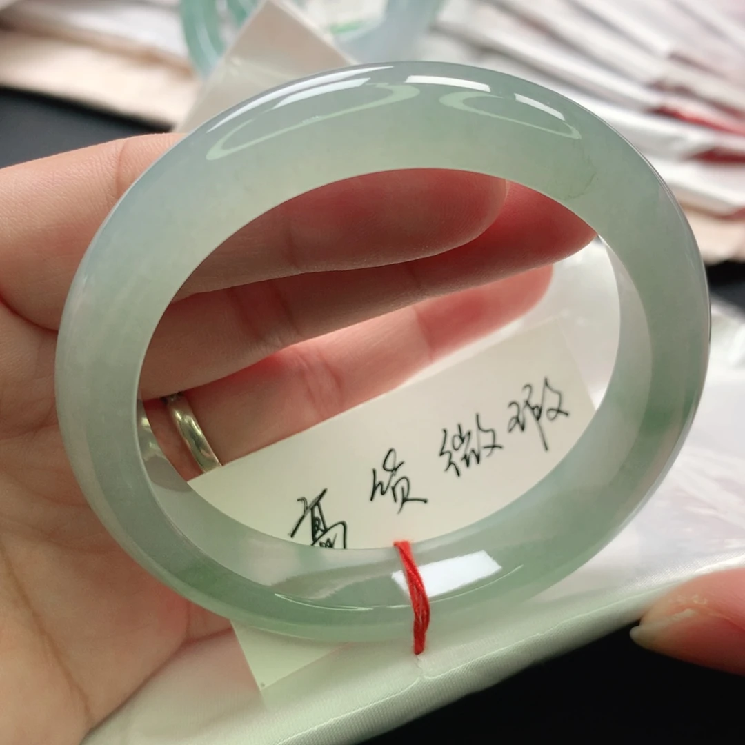 翡翠未镶嵌手镯缅甸56