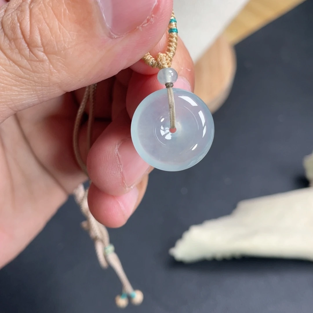 翡翠未镶嵌颈饰18.2+5.8