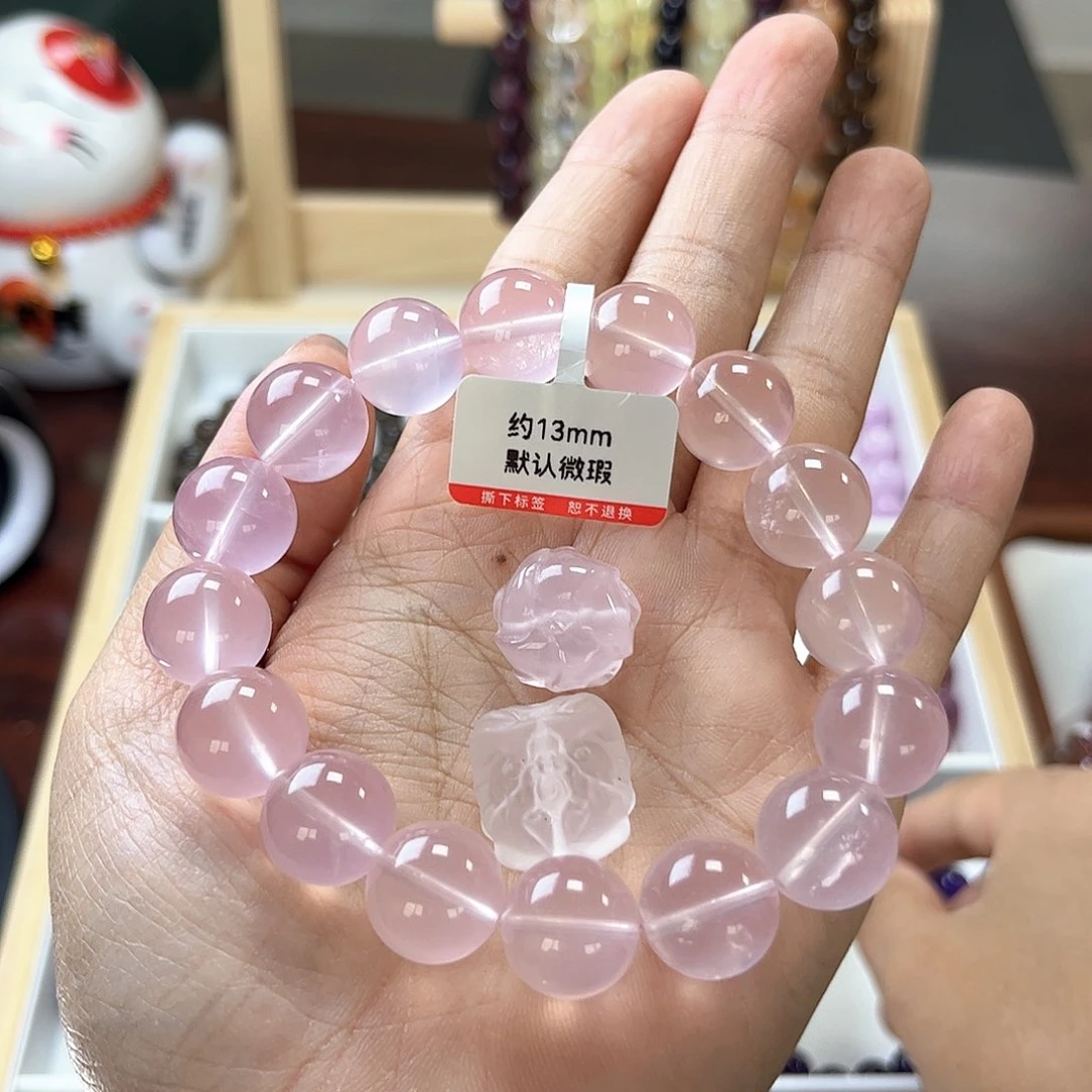 水晶手链未镶嵌圈*儿13mm马粉