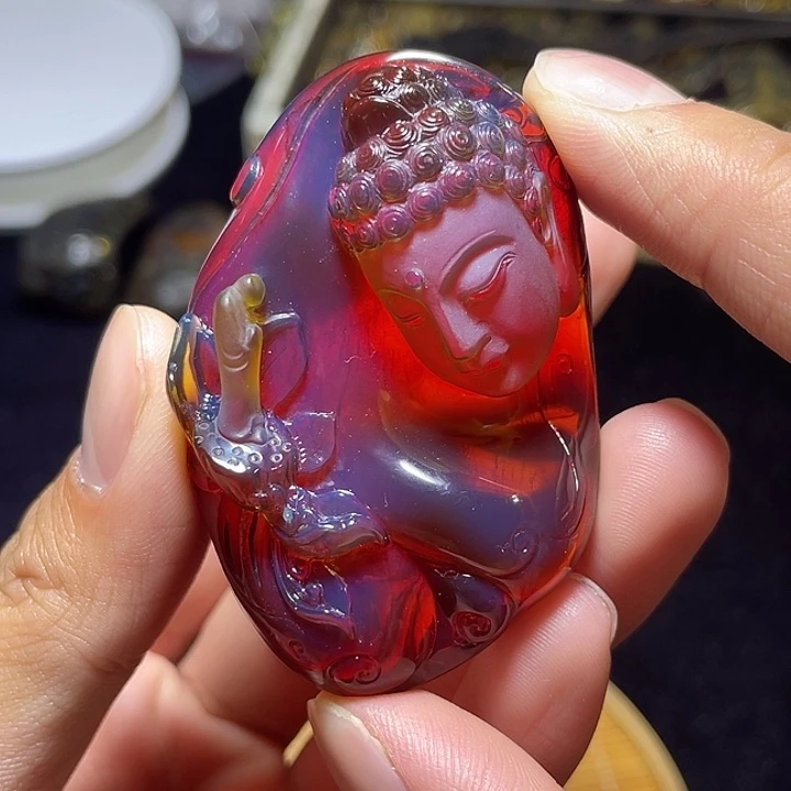 琥珀未镶嵌裸石血珀 不支持退货换货