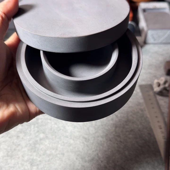 程氏端砚紫端火锅砚