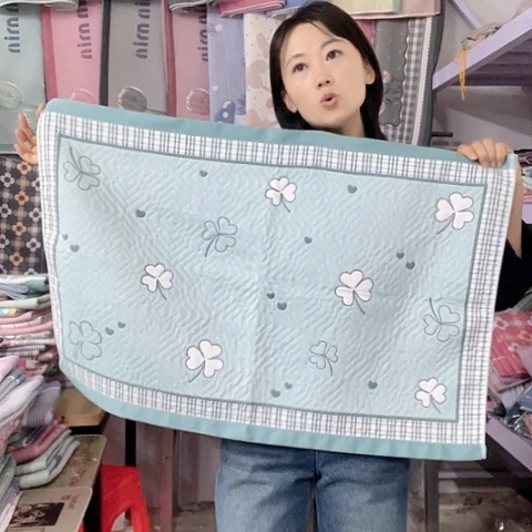 棉特价绿色四叶草纯棉