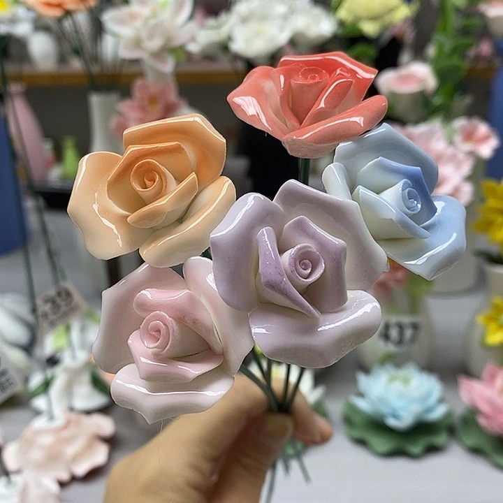 陶瓷陶瓷材料加工5朵