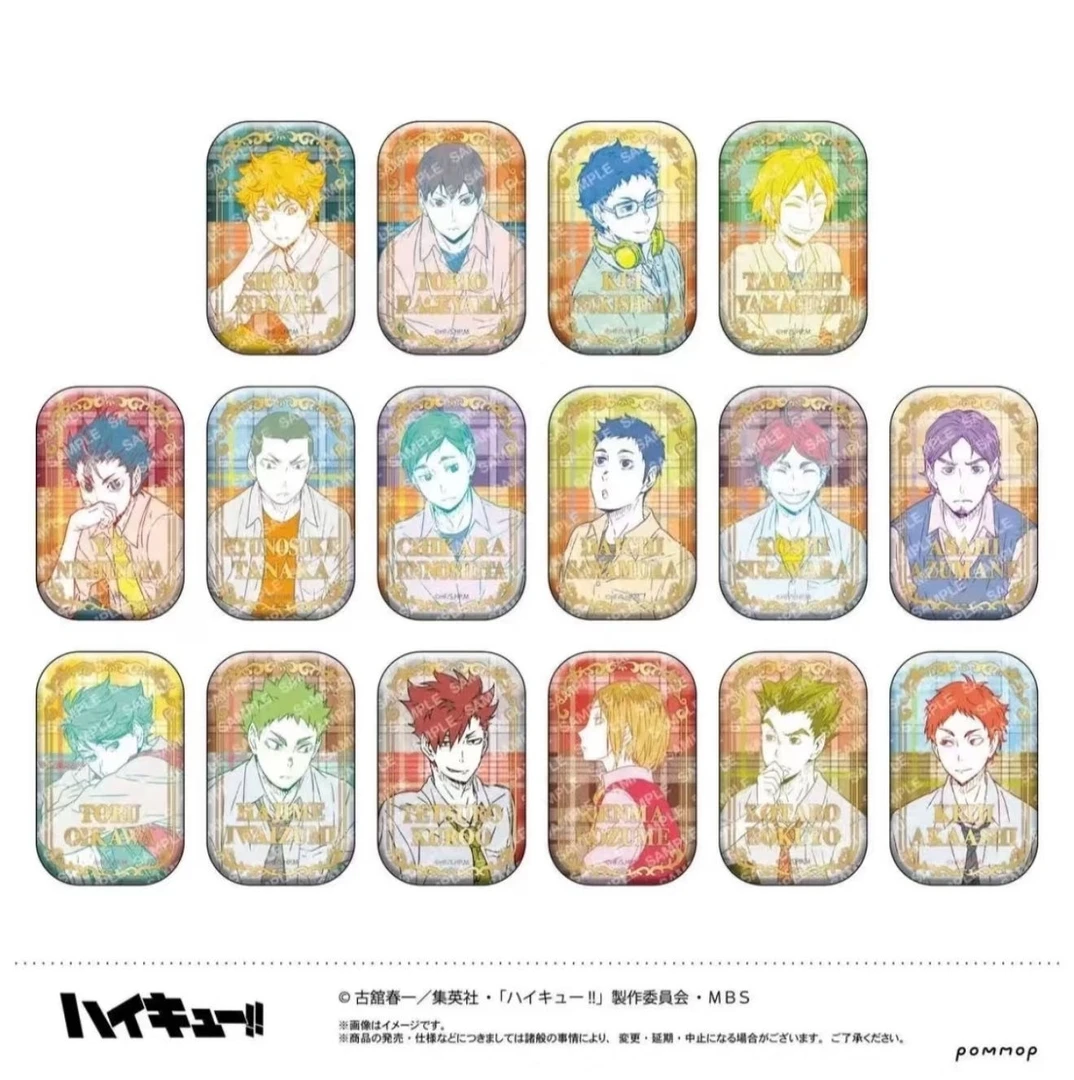 【排球少年】 排球烫金方 一弹 二弹 吧唧盲盒 未成年禁止下单