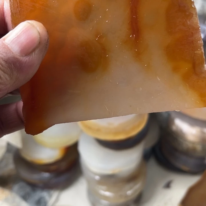 定制玛瑙五六圈口手镯定制